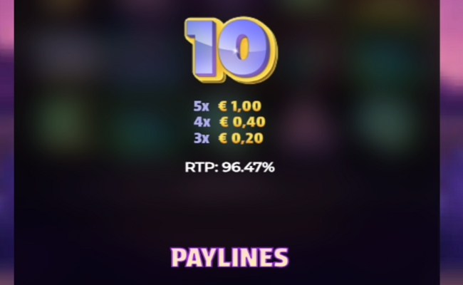 frank pantera paytable 3
