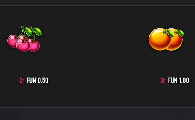 fruit lightning 3x5 paytable 4