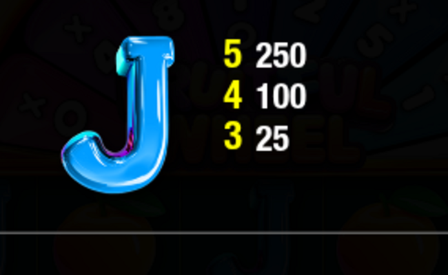 fruitful wheel paytable 5