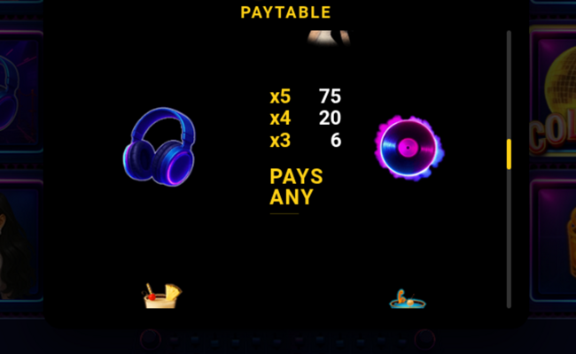 ftv night club paytable 2