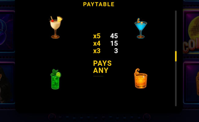 ftv night club paytable 3