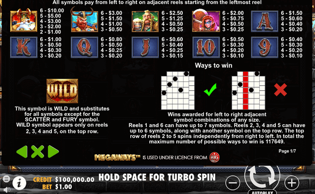 fury of odin megaways 1