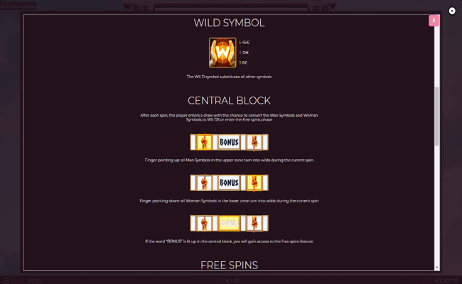 golden midas paytable 2