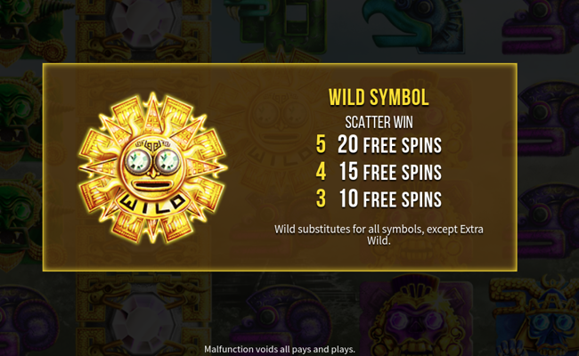 golden myth paytable 1