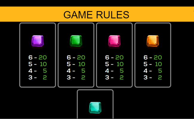 goldstruck blasts paytable 2