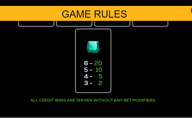 goldstruck blasts paytable 3