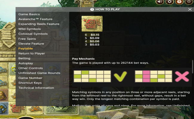 gonzos quest 2 paytable 3