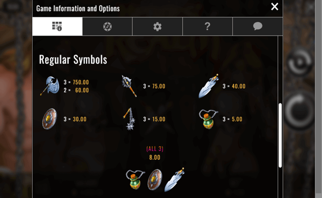 heroes realm paytable