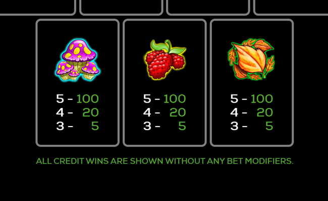 hoot loot paytable 2