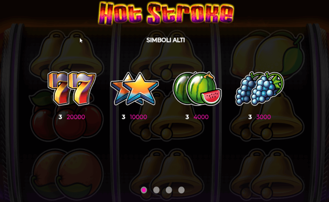 hot stroke paytable 1