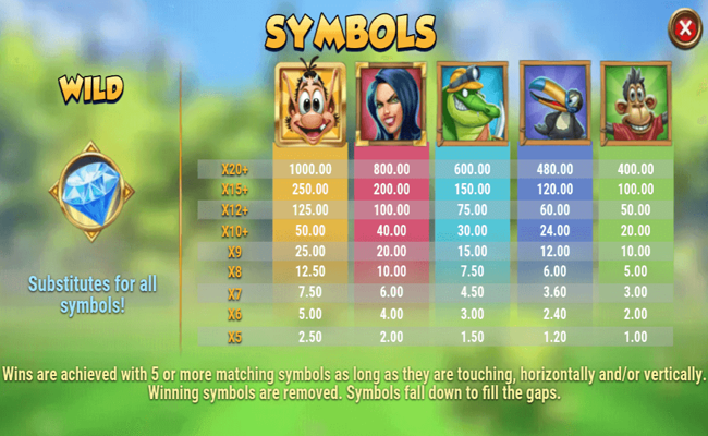 hugo legacy paytable 1