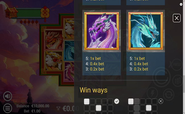 imperial coins paytable 3