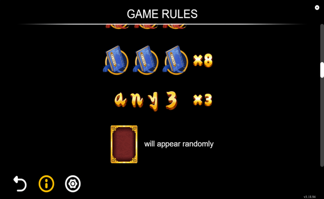 imperial tombs paytable 2