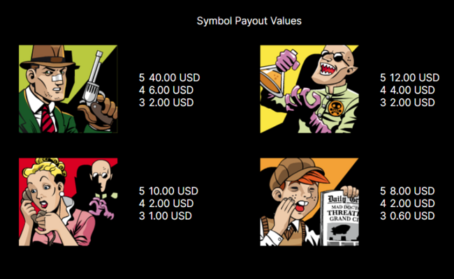 jack hammer paytable 1