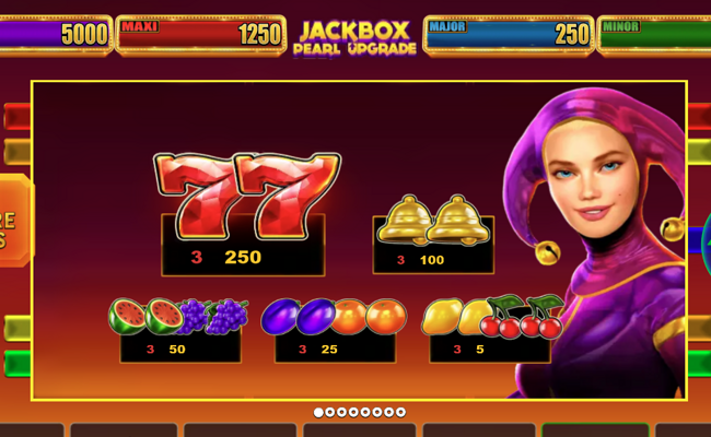 jackbox pearl upgrade paytable