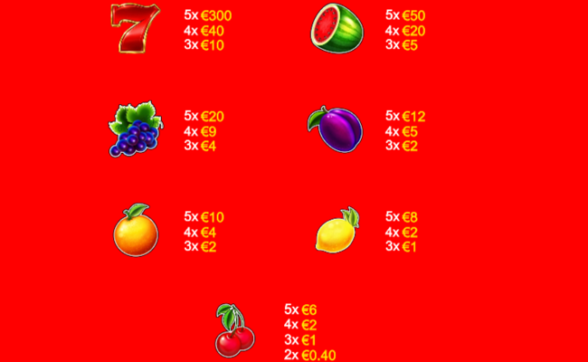 jackpot bells 10000 paytable