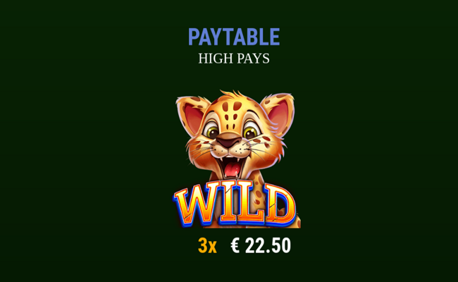 jaguar riches paytable 1