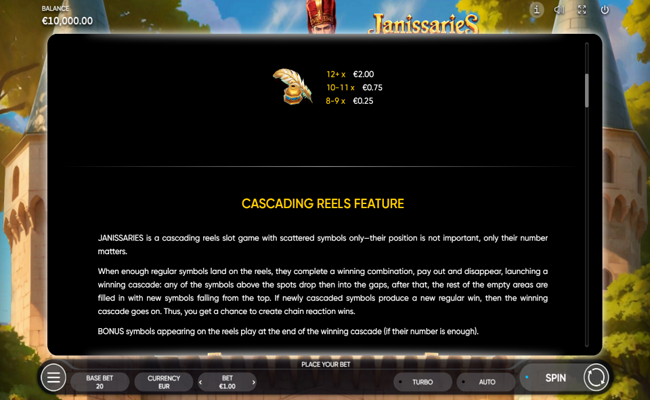 janissaries scatter paytable0 2