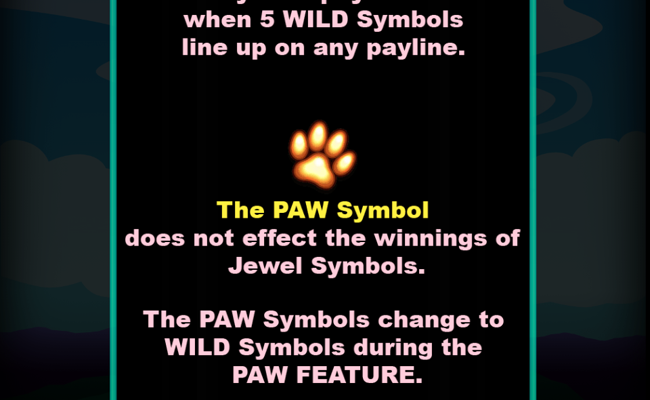 jewelry cats paytable 2