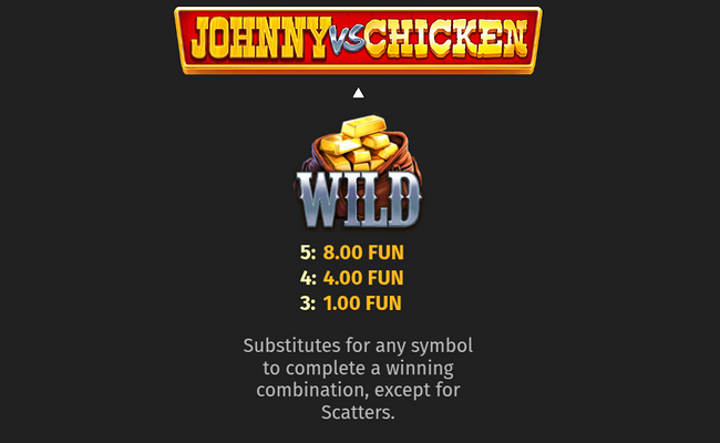 johnny vs chicken paytable 1