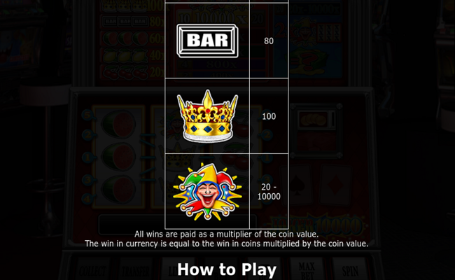 joker 10000 deluxe paytable2