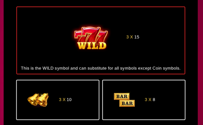 joker coins expanded paytable 1