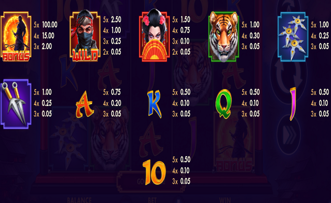 katana klash hold n link paytable