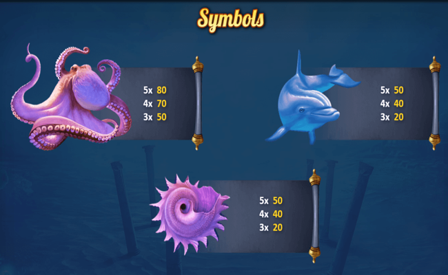 king of the trident paytable 2