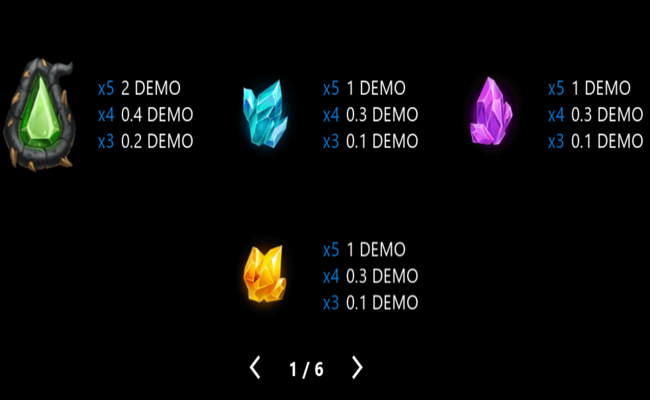 lair of the serpent monster paytable2