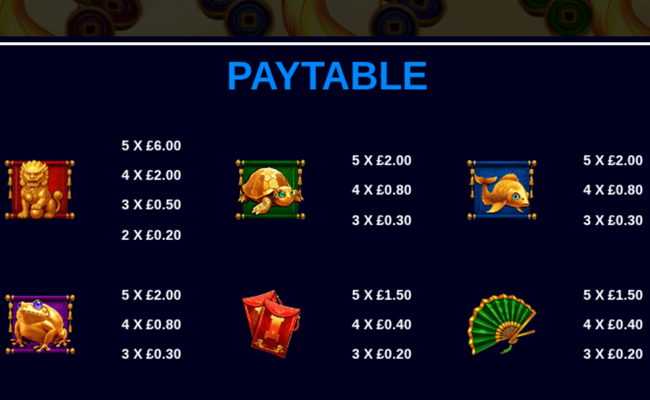 leaves of fortune paytable 1