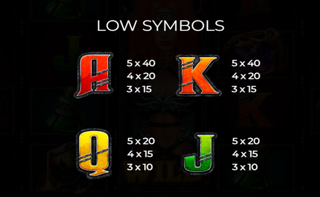 legend of lilith paytable 2