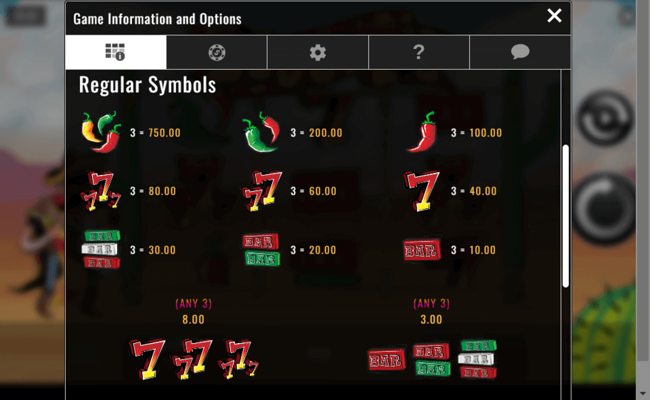 loco 7s paytable