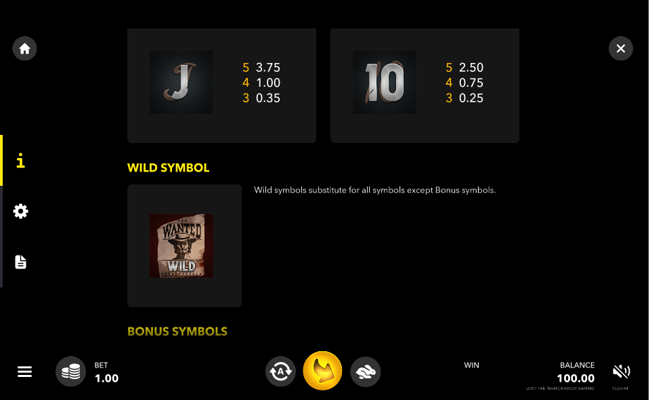 loot the train paytable3