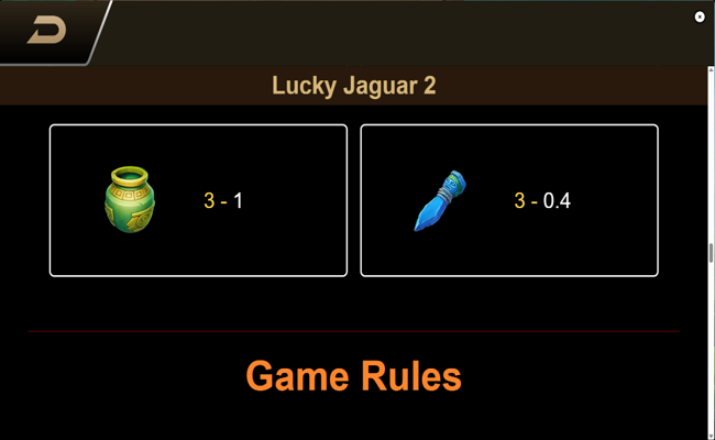lucky jaguar 2 paytable 2