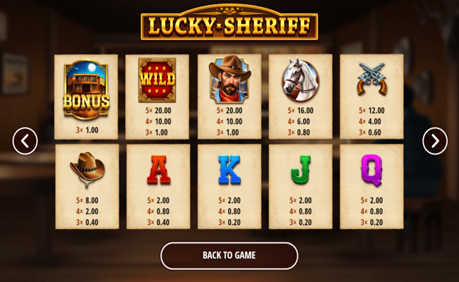 Lucky Sheriff Hold and Win Slot Review, Bonuses & Free Play (96.6% RTP)