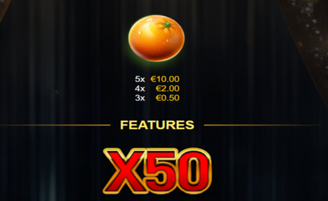 luxury fruits paytable 2