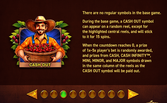 magic fruits cherries paytable 3