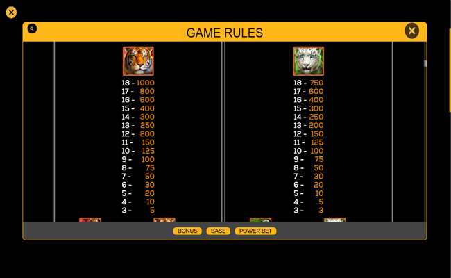 majestic cats deluxeways paytable 6