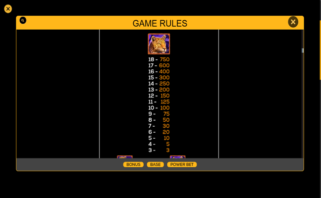 majestic cats deluxeways paytable 7