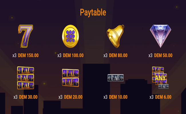mancala gaming bars and bells paytable