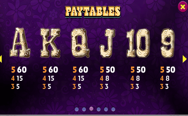 mariachi 5 paytable 3