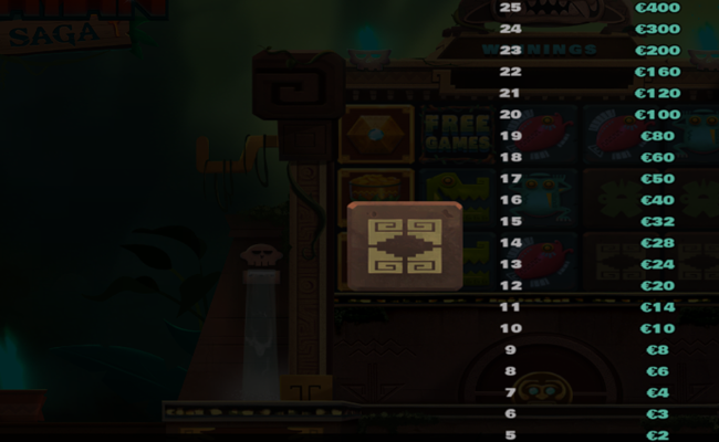 mayan saga paytable 13 1