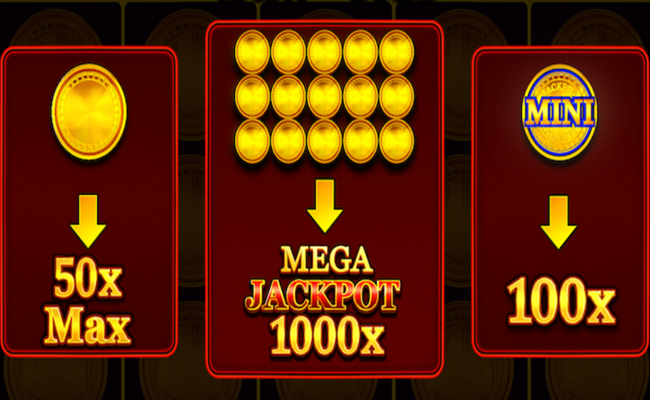 mega cash the gold paytable