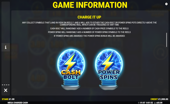 mega charged cash paytable 1