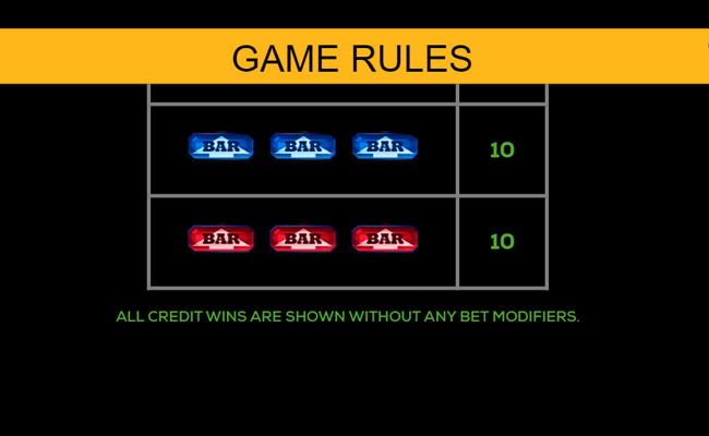 mega multi diamonds paytable 3