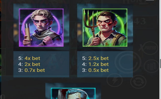 midnight hunt paytable 3