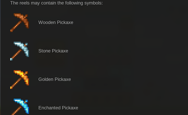 mine slot paytable 1