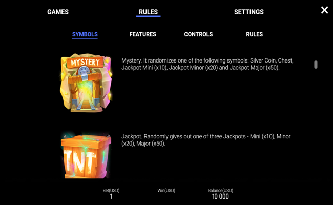 miner flinn paytable 2