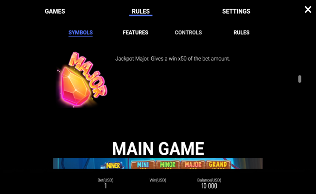 miner flinn paytable 4