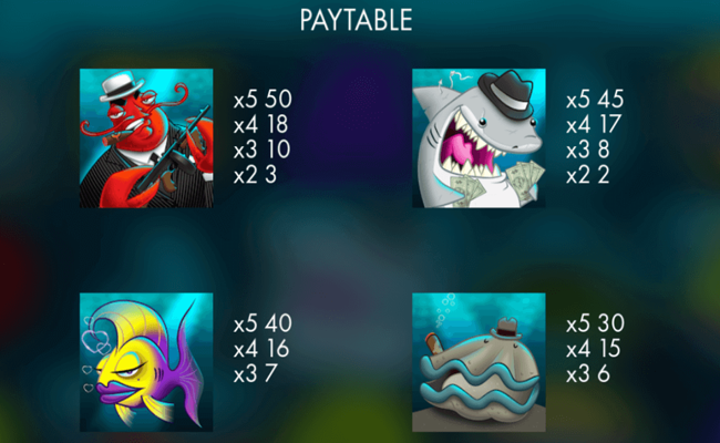 mobster lobster paytable